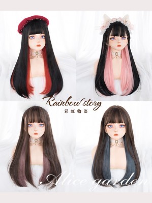 Rainbow Story Lolita Highlight Style Wig (WIG49)
